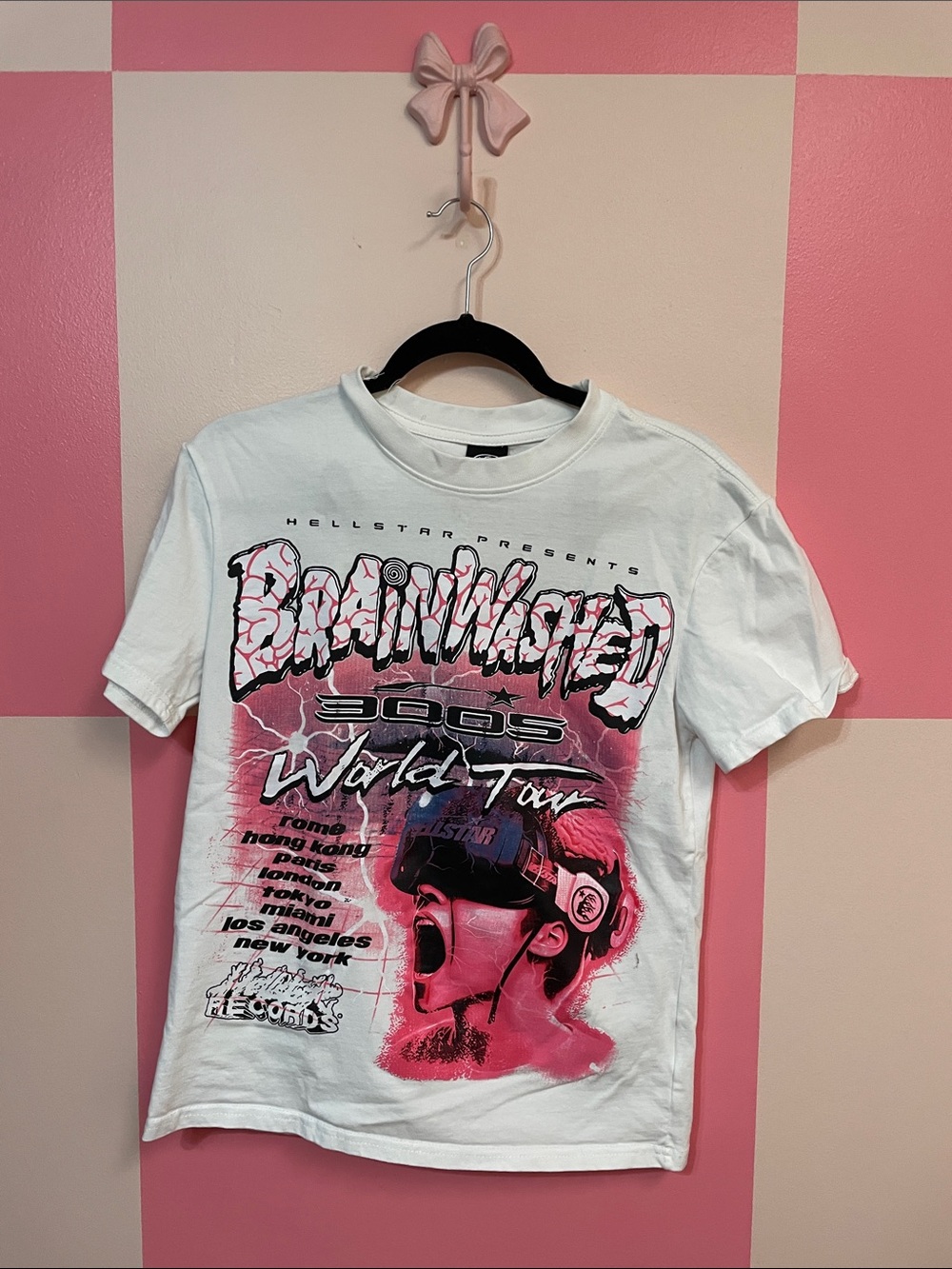 Hellstar T‑Shirt with Pink Tour Print